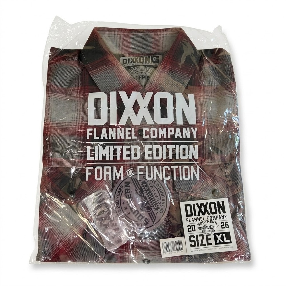 Dixxon Flannel Co Southern Country Customs Limited Edition Plaid Shirt Mens XL